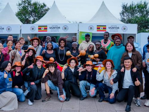 The Embassy of Uganda in Beijing proudly hosted a Tourism and Coffee Promotion Event at the Badaling Great Wall 